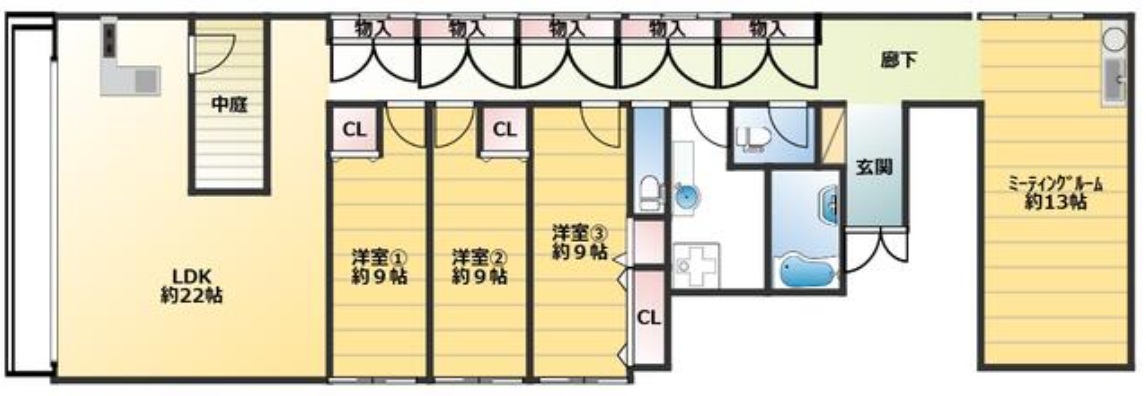 滋賀県大津市 JR膳所駅徒歩5分 ときめき坂沿い 4Ｆ約42坪 テナント 商業施設近隣
