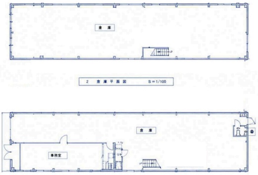 滋賀県 近江八幡市 全体約122坪 貸倉庫テナント