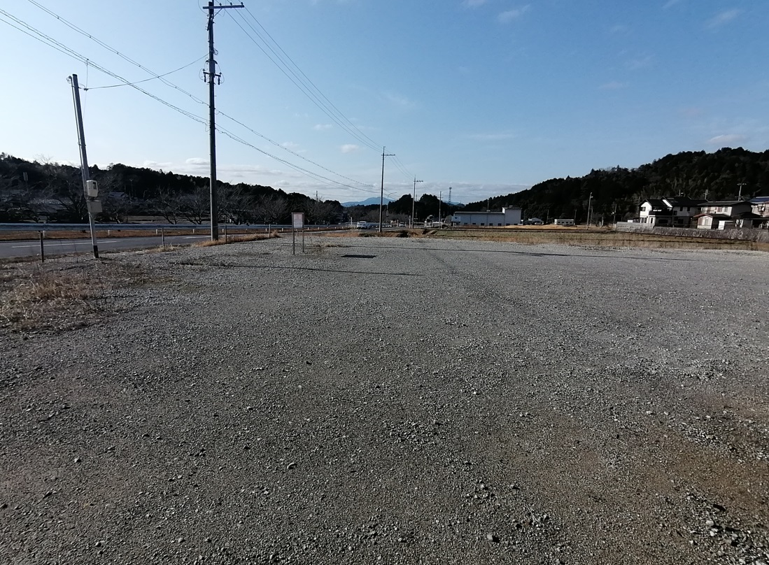滋賀県栗東市 資材置場・駐車場向け 約280坪貸土地