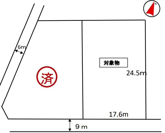 滋賀県野洲市西河原 近隣商業地域 約130坪 リース地 駐車場・資材置き場等向け 貸土地