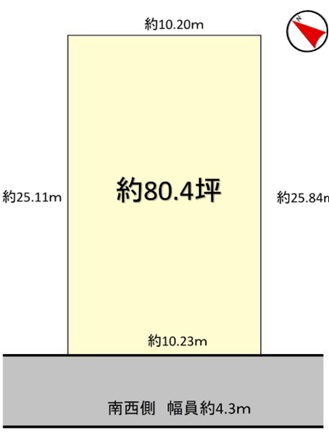滋賀県野洲市上屋 資材置場向き 約177坪 リース地