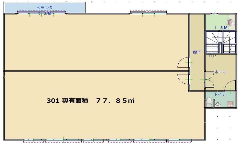 滋賀県大津市 3階約23坪 貸事務所テナント 大津駅徒歩5分